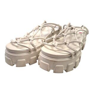 Circus By Sam Edelman Greyson Size 9M EU 40 White Platform Sandal NWOB